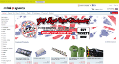 Desktop Screenshot of minispares.com